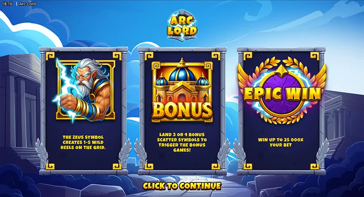 Zgjedhja e mënyrës së lojës në Arc Lord